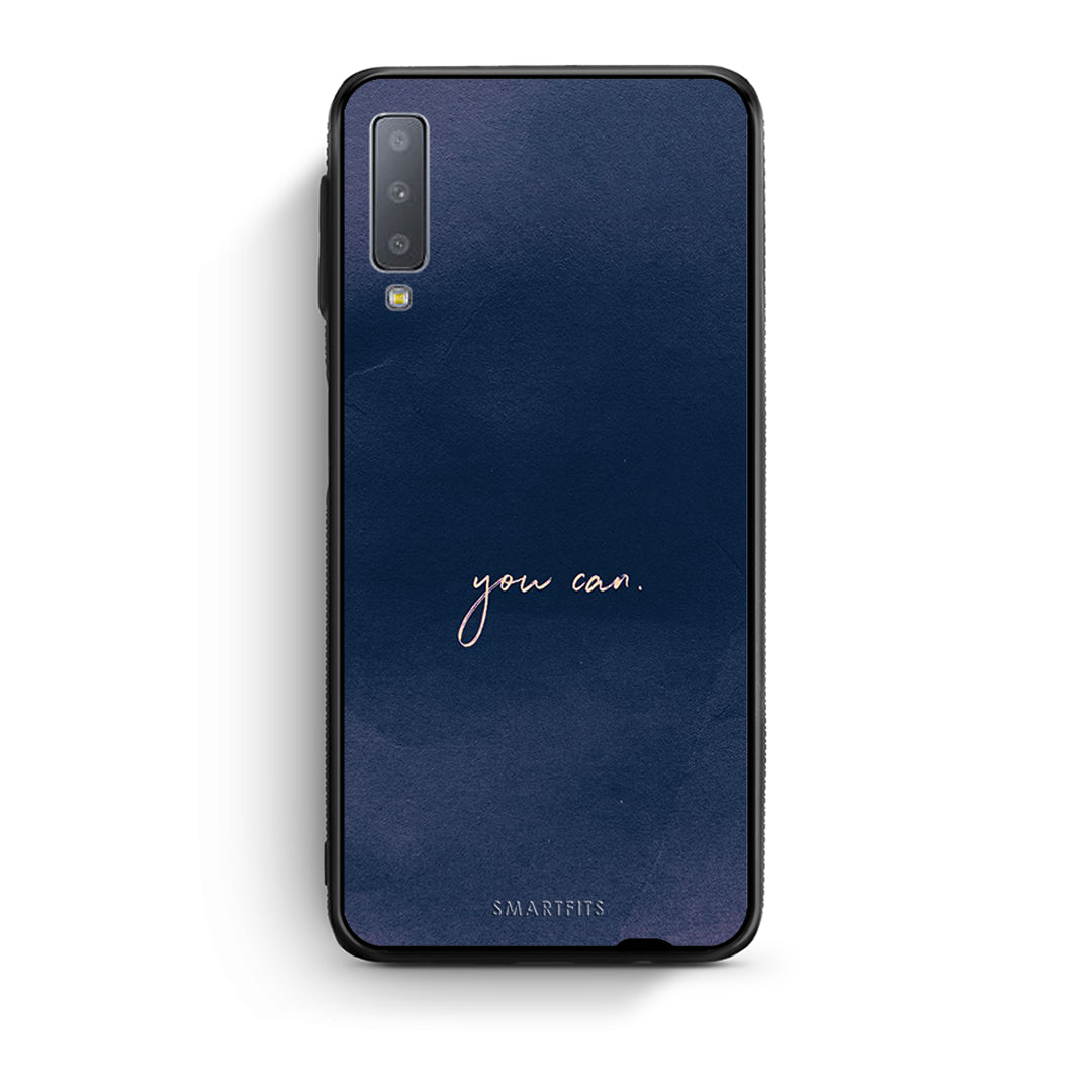 samsung A7 You Can θήκη από τη Smartfits με σχέδιο στο πίσω μέρος και μαύρο περίβλημα | Smartphone case with colorful back and black bezels by Smartfits