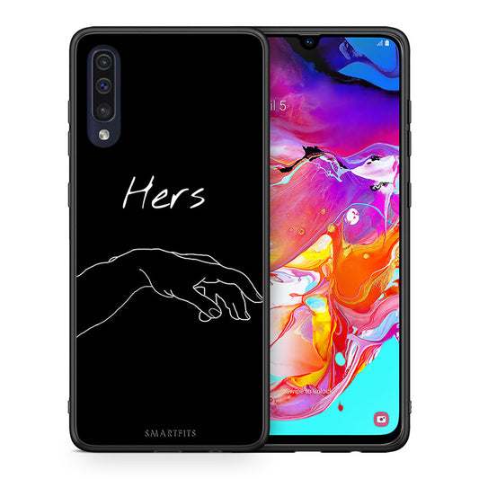 Θήκη Αγίου Βαλεντίνου Samsung A70 Aeshetic Love 1 από τη Smartfits με σχέδιο στο πίσω μέρος και μαύρο περίβλημα | Samsung A70 Aeshetic Love 1 case with colorful back and black bezels