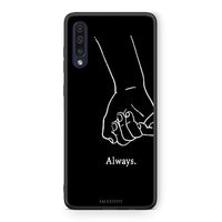 Thumbnail for Samsung A70 Always & Forever 1 Θήκη Αγίου Βαλεντίνου από τη Smartfits με σχέδιο στο πίσω μέρος και μαύρο περίβλημα | Smartphone case with colorful back and black bezels by Smartfits