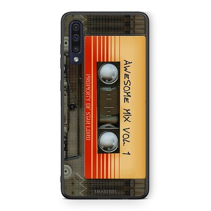 Samsung A70 Awesome Mix θήκη από τη Smartfits με σχέδιο στο πίσω μέρος και μαύρο περίβλημα | Smartphone case with colorful back and black bezels by Smartfits