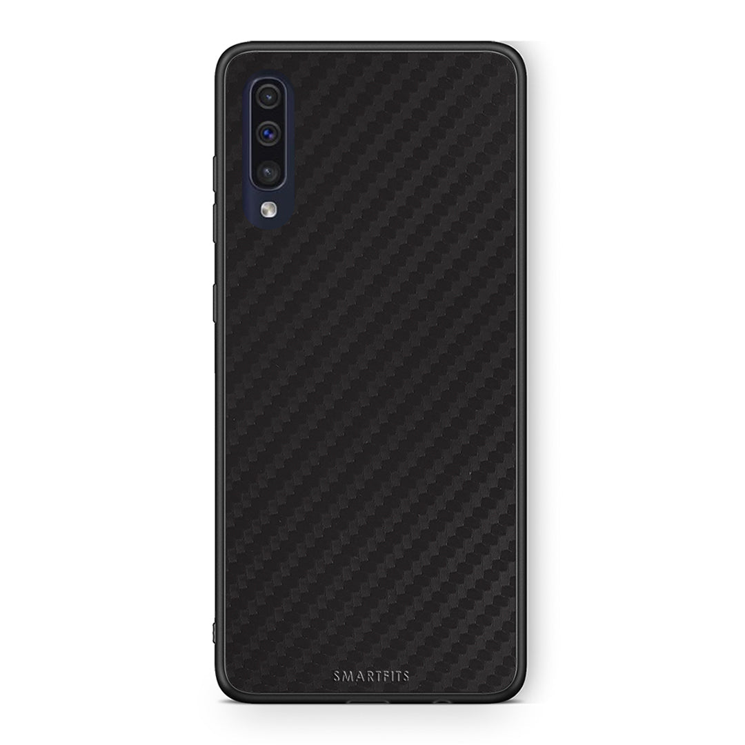 Samsung A70 Carbon Black θήκη από τη Smartfits με σχέδιο στο πίσω μέρος και μαύρο περίβλημα | Smartphone case with colorful back and black bezels by Smartfits