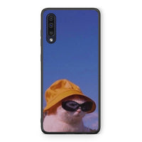 Thumbnail for Samsung A70 Cat Diva θήκη από τη Smartfits με σχέδιο στο πίσω μέρος και μαύρο περίβλημα | Smartphone case with colorful back and black bezels by Smartfits