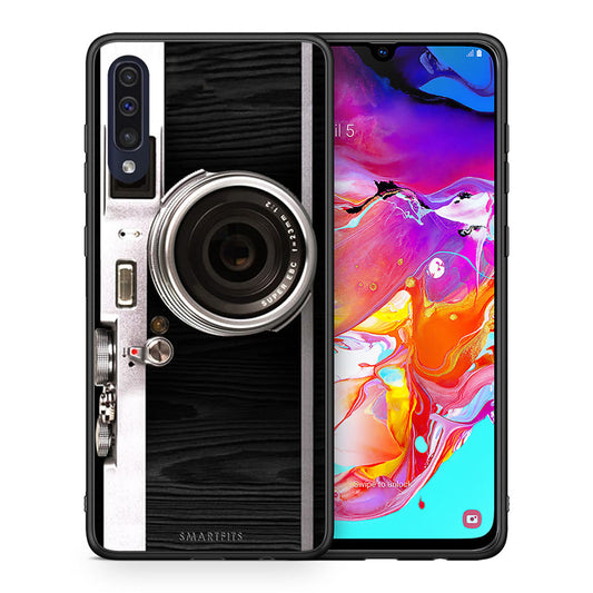 Θήκη Samsung A70 Emily In Paris από τη Smartfits με σχέδιο στο πίσω μέρος και μαύρο περίβλημα | Samsung A70 Emily In Paris case with colorful back and black bezels