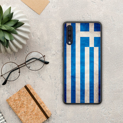 Flag Greek - Samsung Galaxy A70 θήκη