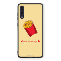 Thumbnail for Samsung A70 Fries Before Guys Θήκη Αγίου Βαλεντίνου από τη Smartfits με σχέδιο στο πίσω μέρος και μαύρο περίβλημα | Smartphone case with colorful back and black bezels by Smartfits
