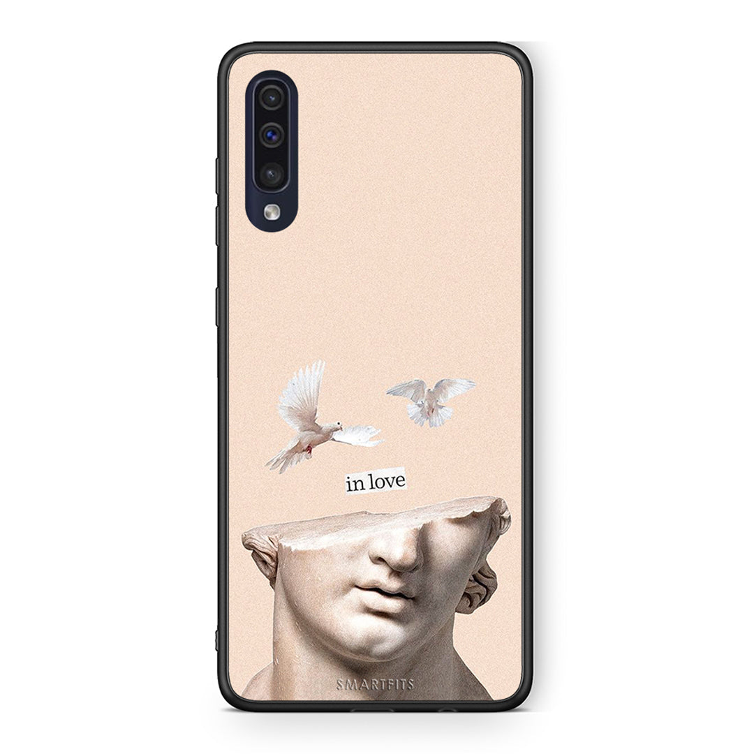 Samsung A70 In Love θήκη από τη Smartfits με σχέδιο στο πίσω μέρος και μαύρο περίβλημα | Smartphone case with colorful back and black bezels by Smartfits