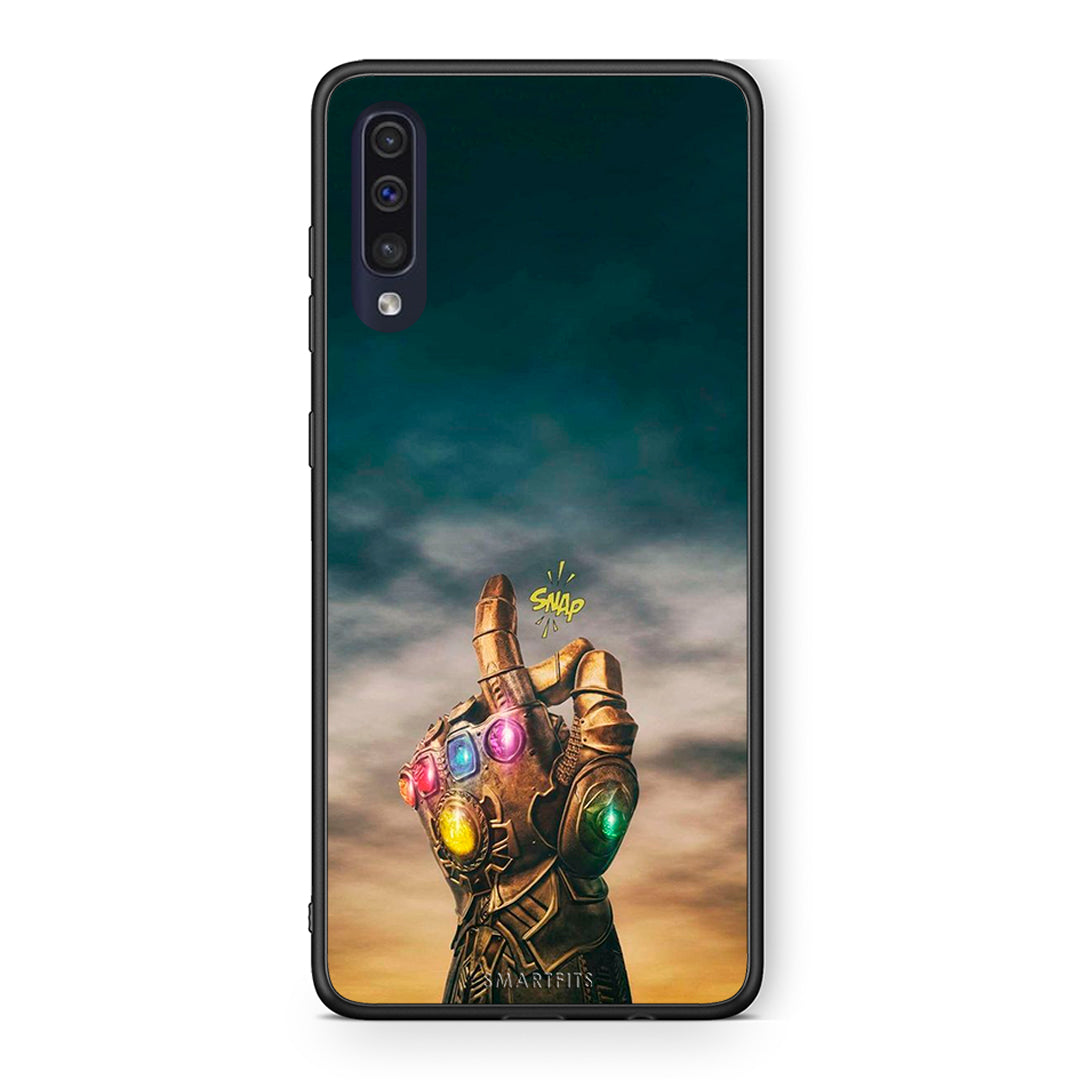 Samsung A70 Infinity Snap θήκη από τη Smartfits με σχέδιο στο πίσω μέρος και μαύρο περίβλημα | Smartphone case with colorful back and black bezels by Smartfits