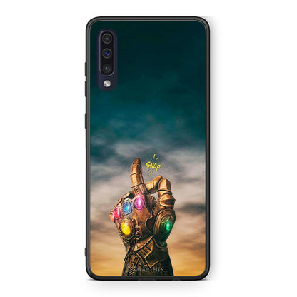 Samsung A70 Infinity Snap θήκη από τη Smartfits με σχέδιο στο πίσω μέρος και μαύρο περίβλημα | Smartphone case with colorful back and black bezels by Smartfits