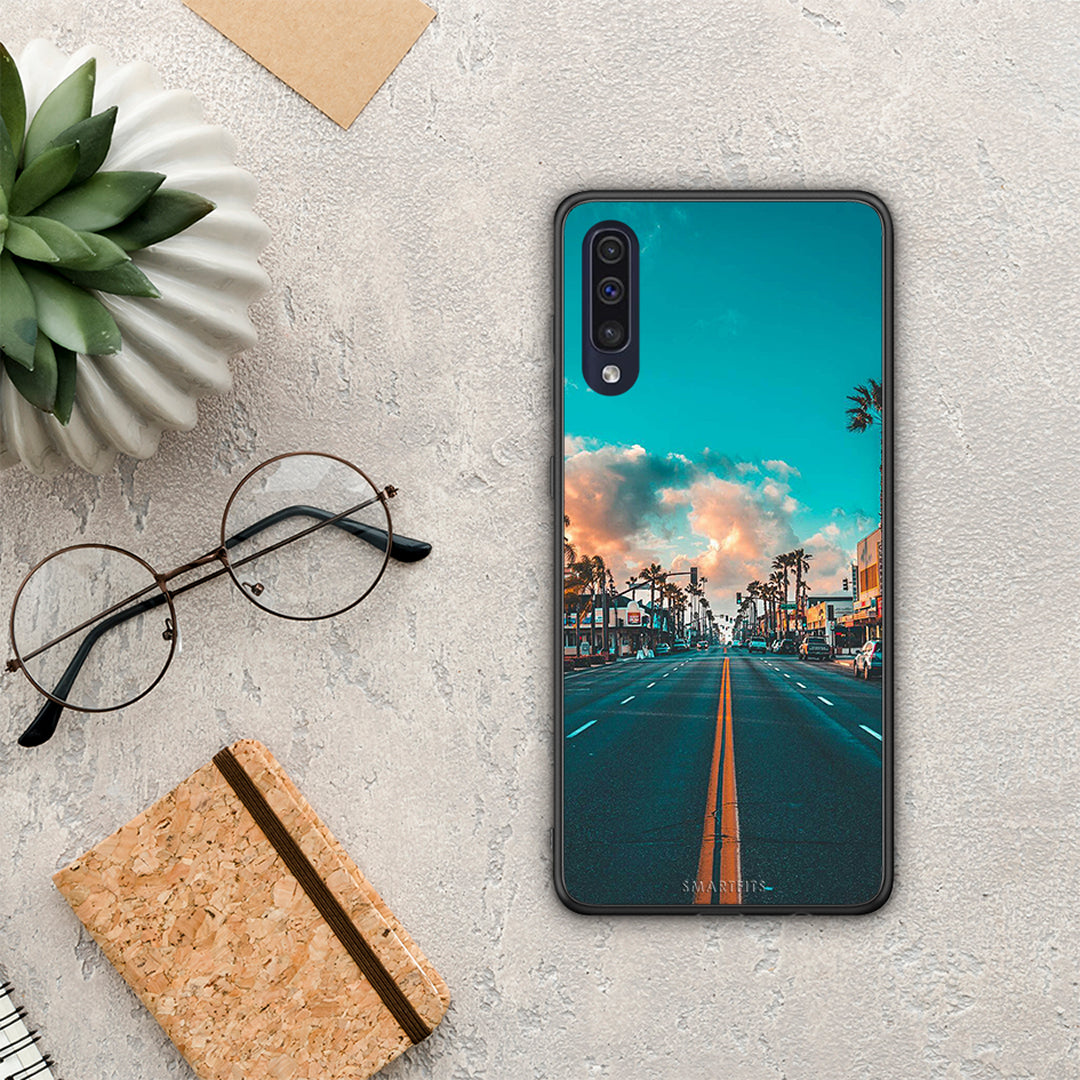 Landscape City - Samsung Galaxy A70 θήκη