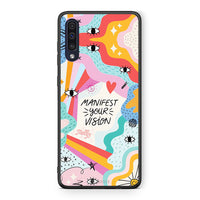 Thumbnail for Samsung A70 Manifest Your Vision θήκη από τη Smartfits με σχέδιο στο πίσω μέρος και μαύρο περίβλημα | Smartphone case with colorful back and black bezels by Smartfits