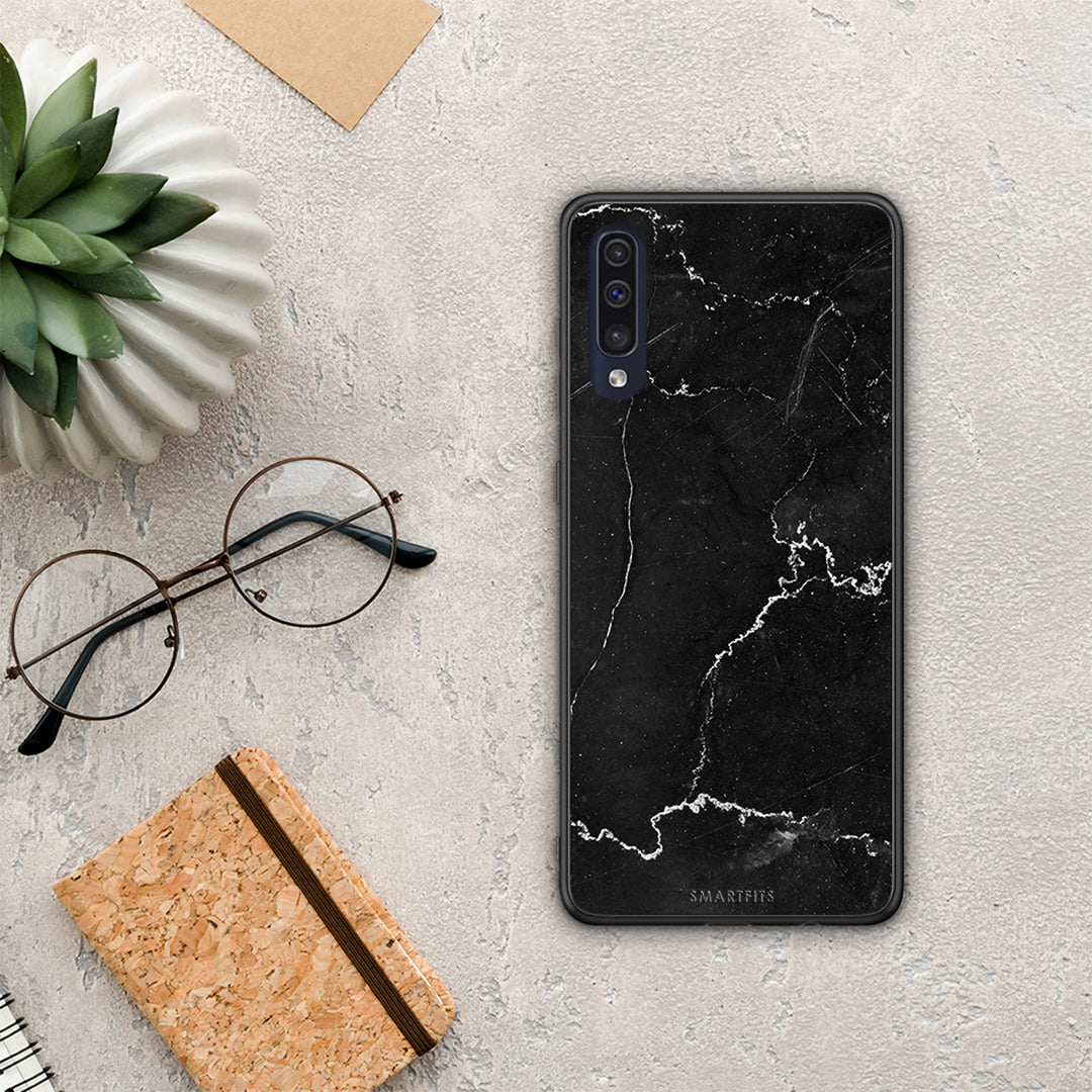 Marble Black - Samsung Galaxy A70 θήκη