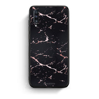 Thumbnail for 4 - Samsung A70  Black Rosegold Marble case, cover, bumper