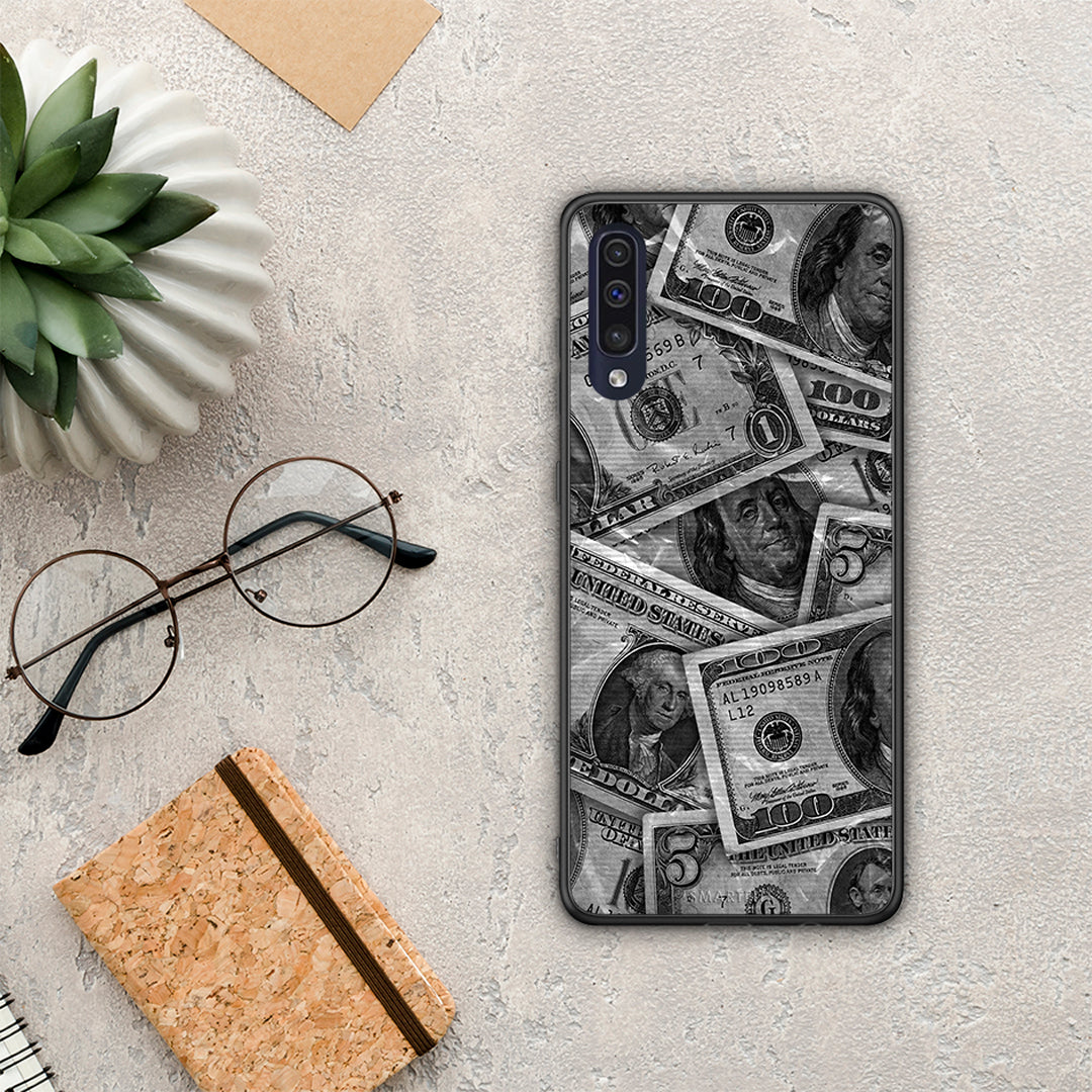 Money Dollars - Samsung Galaxy A70 θήκη