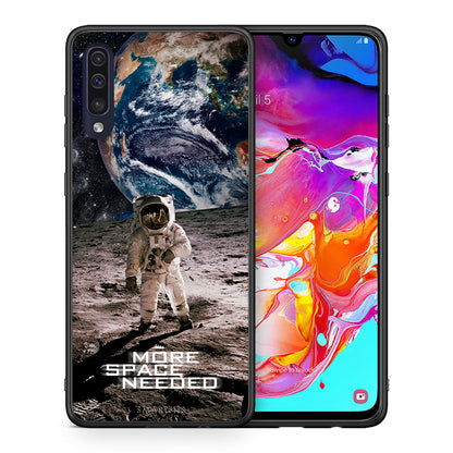 Θήκη Samsung A70 More Space από τη Smartfits με σχέδιο στο πίσω μέρος και μαύρο περίβλημα | Samsung A70 More Space case with colorful back and black bezels