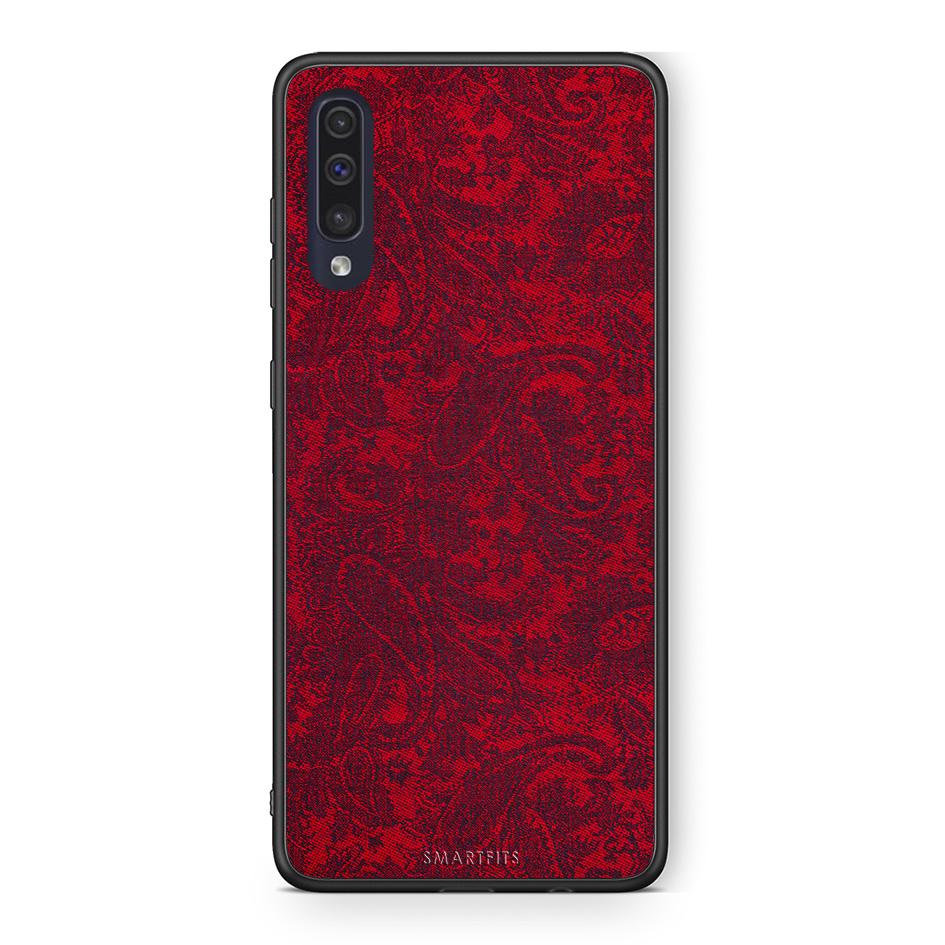 Samsung A70 Paisley Cashmere θήκη από τη Smartfits με σχέδιο στο πίσω μέρος και μαύρο περίβλημα | Smartphone case with colorful back and black bezels by Smartfits