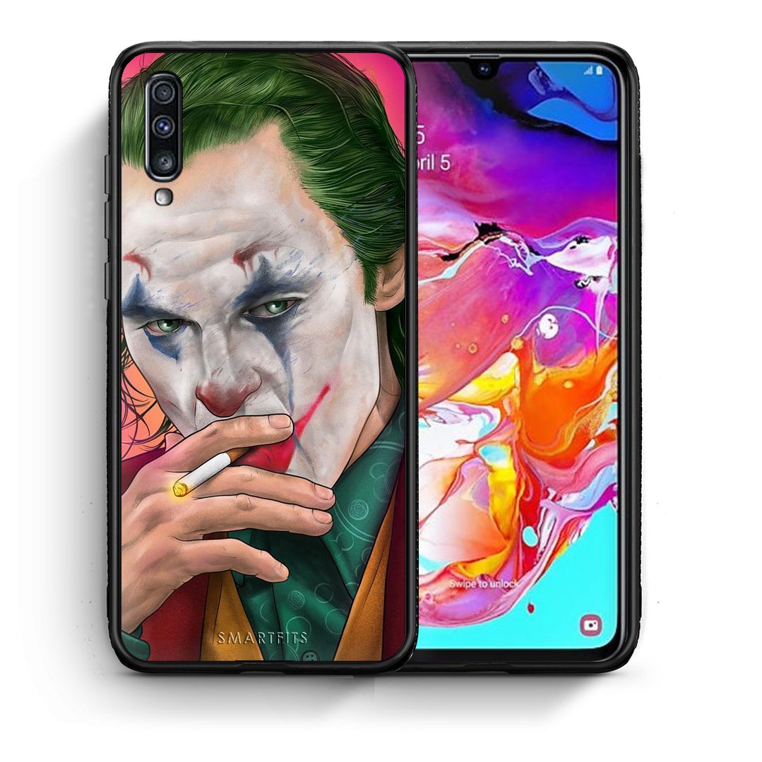 Θήκη Samsung A70 JokesOnU PopArt από τη Smartfits με σχέδιο στο πίσω μέρος και μαύρο περίβλημα | Samsung A70 JokesOnU PopArt case with colorful back and black bezels