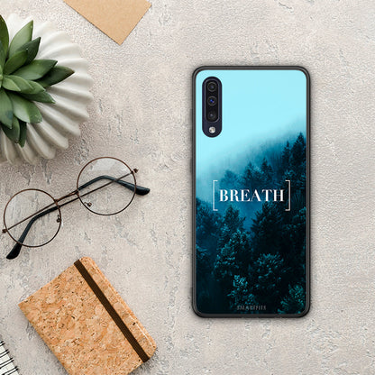 Quote Breath - Samsung Galaxy A70 θήκη