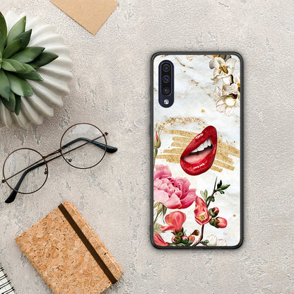 Red Lips - Samsung Galaxy A70 θήκη