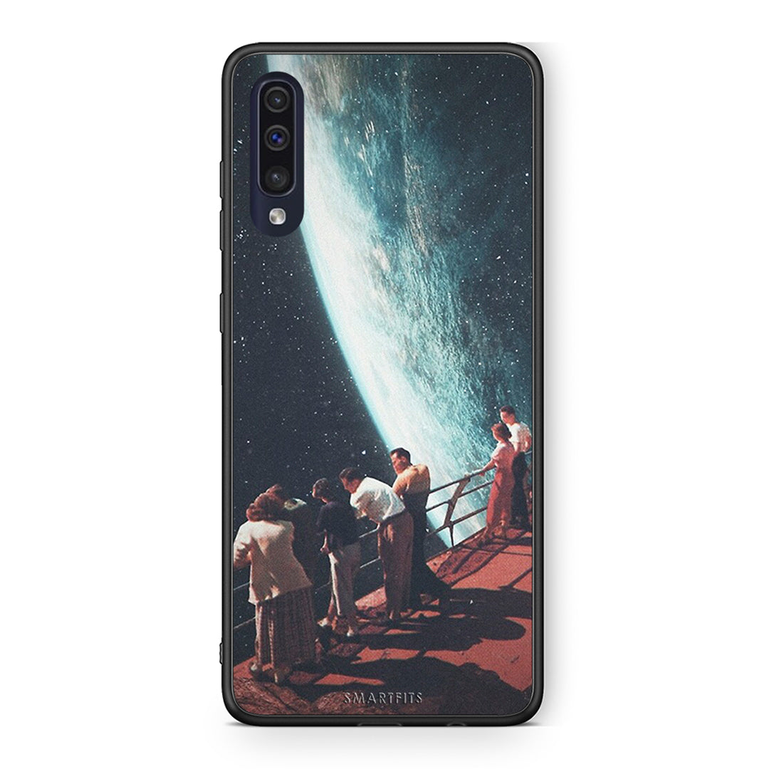 Samsung A70 Surreal View θήκη από τη Smartfits με σχέδιο στο πίσω μέρος και μαύρο περίβλημα | Smartphone case with colorful back and black bezels by Smartfits