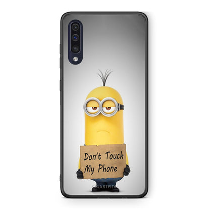 4 - Samsung A70 Minion Text case, cover, bumper