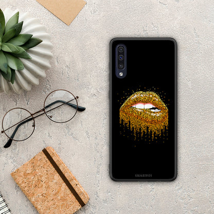 Valentine Golden - Samsung Galaxy A70 θήκη