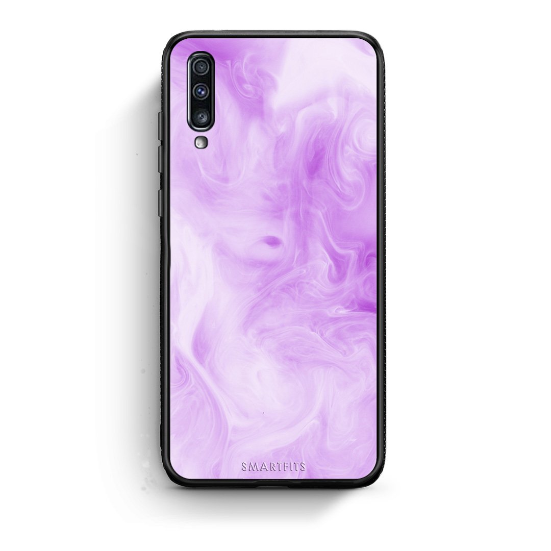 99 - Samsung A70  Watercolor Lavender case, cover, bumper