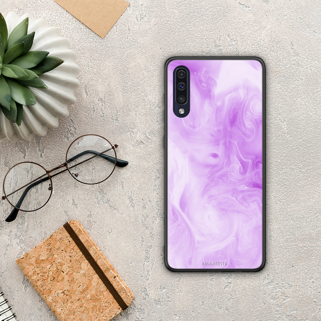 Watercolor Lavender - Samsung Galaxy A70 θήκη