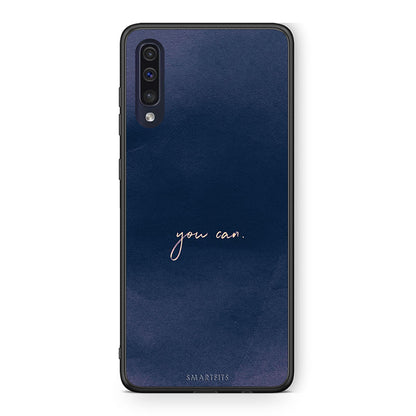 Samsung A70 You Can θήκη από τη Smartfits με σχέδιο στο πίσω μέρος και μαύρο περίβλημα | Smartphone case with colorful back and black bezels by Smartfits