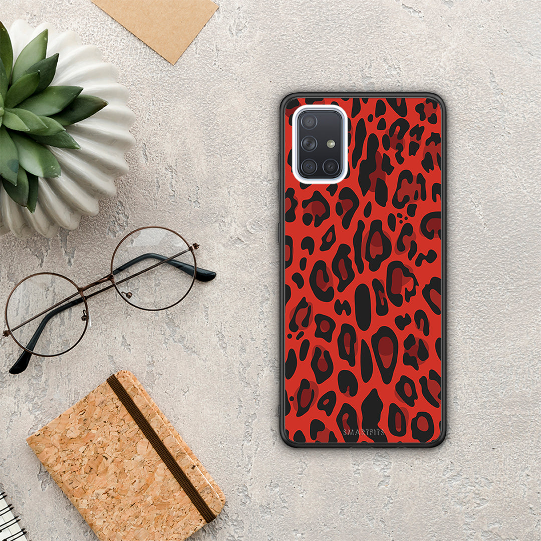 Animal Red Leopard - Samsung Galaxy A71 θήκη