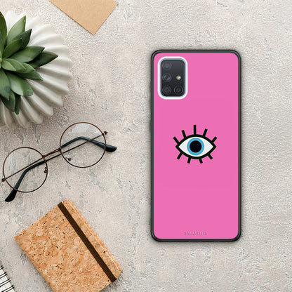 Blue Eye Pink - Samsung Galaxy A71 θήκη