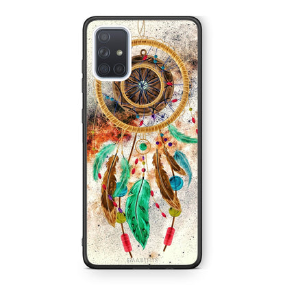 4 - Samsung A71 DreamCatcher Boho case, cover, bumper