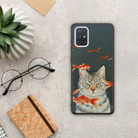 Thumbnail for Cat Goldfish - Samsung Galaxy A71 θήκη