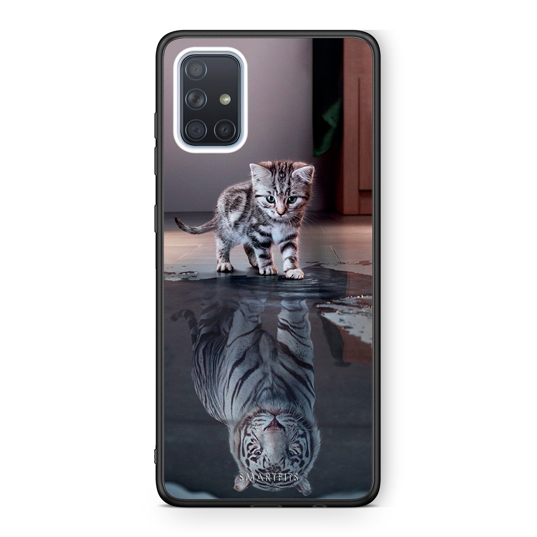 4 - Samsung A71 Tiger Cute case, cover, bumper