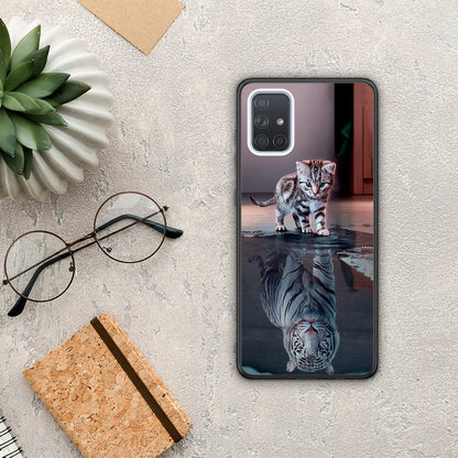 Cute Tiger - Samsung Galaxy A71 θήκη