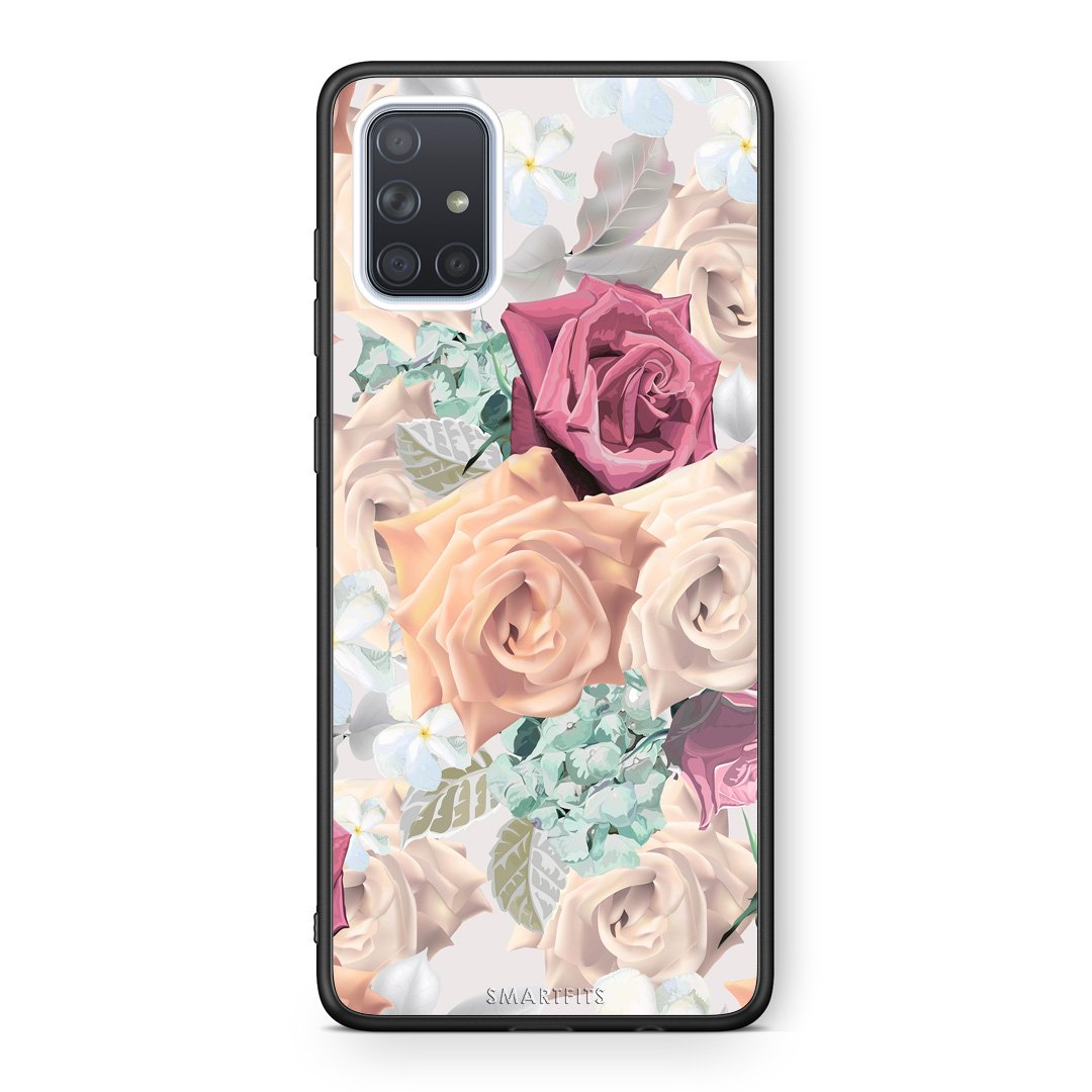 99 - Samsung A71 Bouquet Floral case, cover, bumper