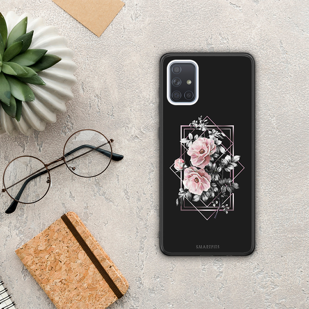 Flower Frame - Samsung Galaxy A71 θήκη