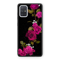 Thumbnail for 4 - Samsung A71 Red Roses Flower case, cover, bumper