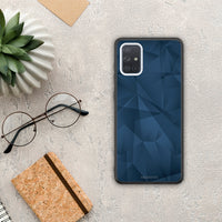 Thumbnail for Geometric Blue Abstract - Samsung Galaxy A71 θήκη