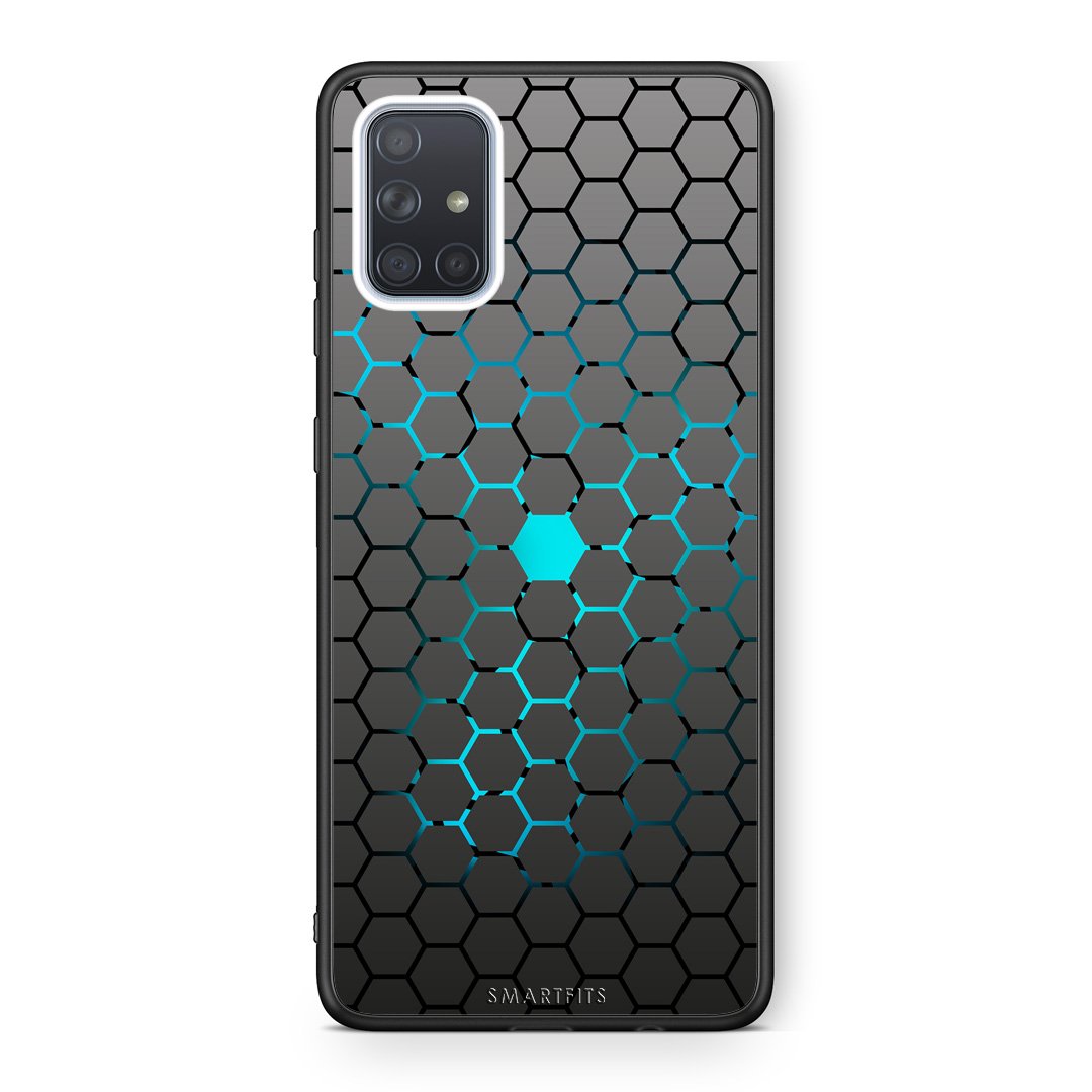 40 - Samsung A71 Hexagonal Geometric case, cover, bumper