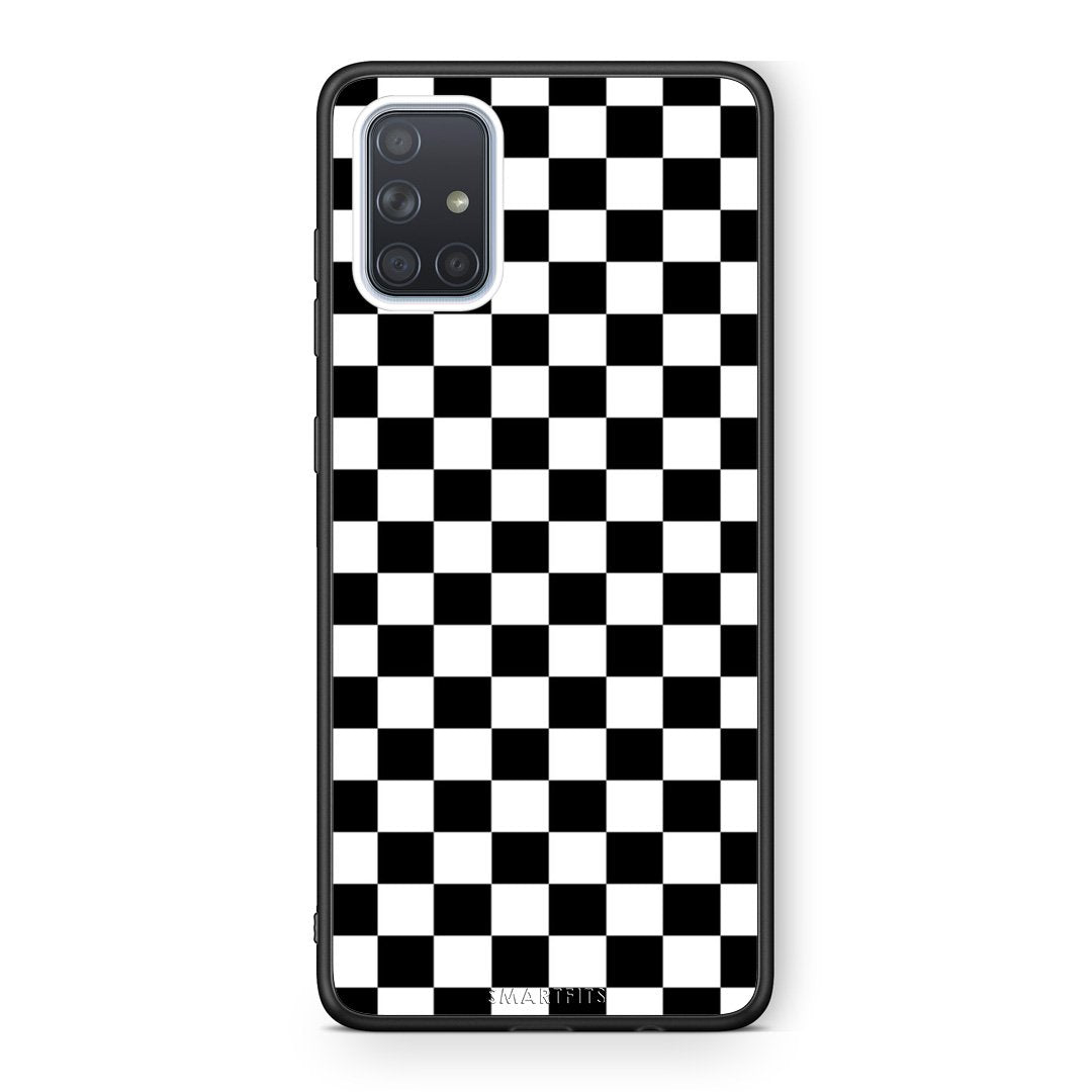 4 - Samsung A51 Squares Geometric case, cover, bumper