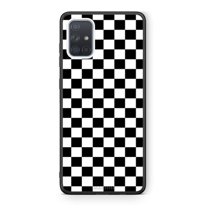 4 - Samsung A71 Squares Geometric case, cover, bumper