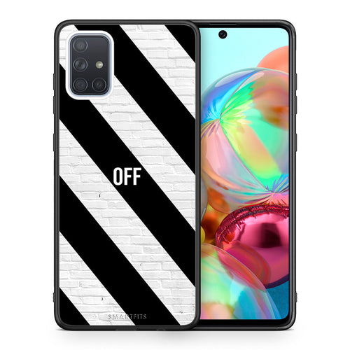 Θήκη Samsung A71 Get Off από τη Smartfits με σχέδιο στο πίσω μέρος και μαύρο περίβλημα | Samsung A71 Get Off case with colorful back and black bezels