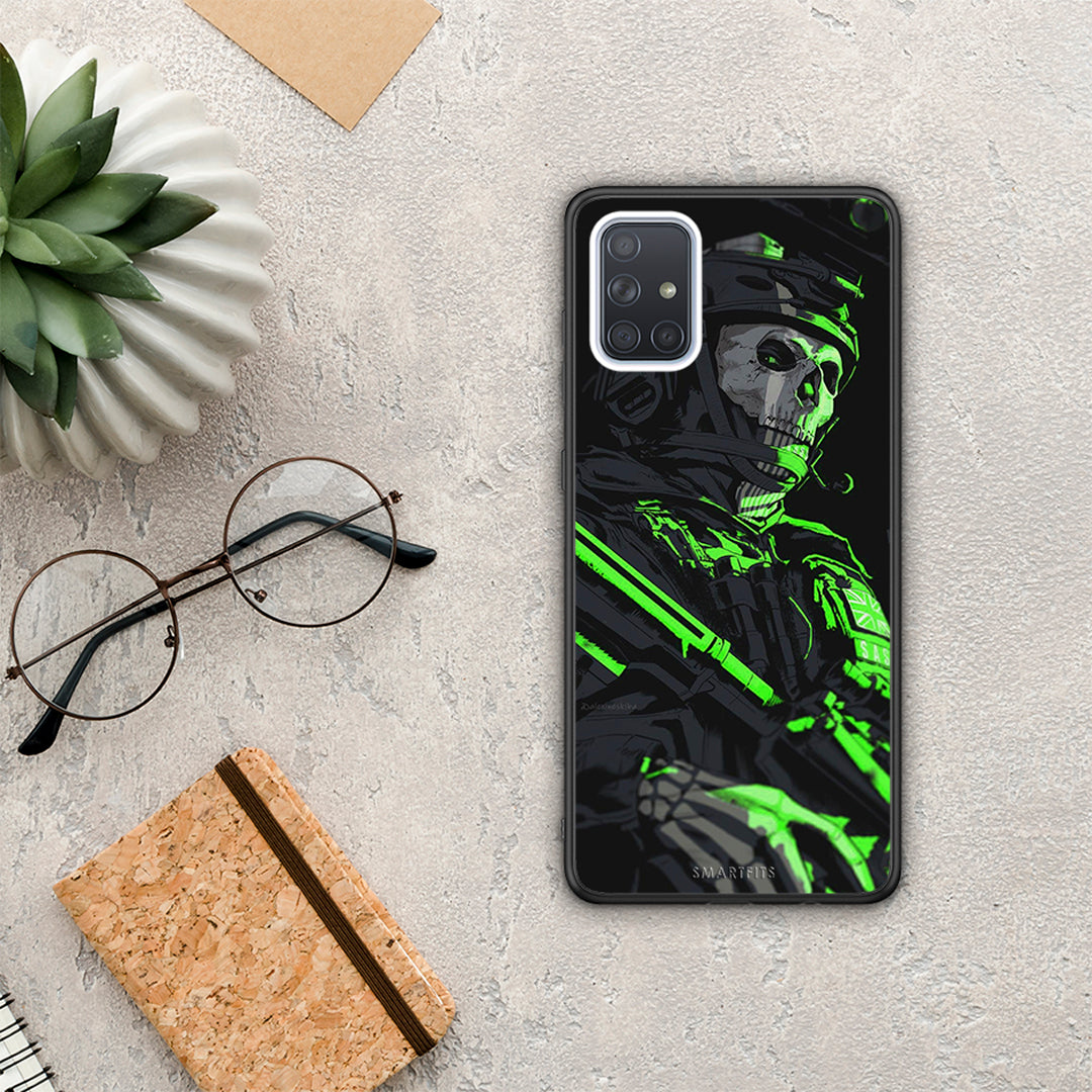 Green Soldier - Samsung Galaxy A71 θήκη