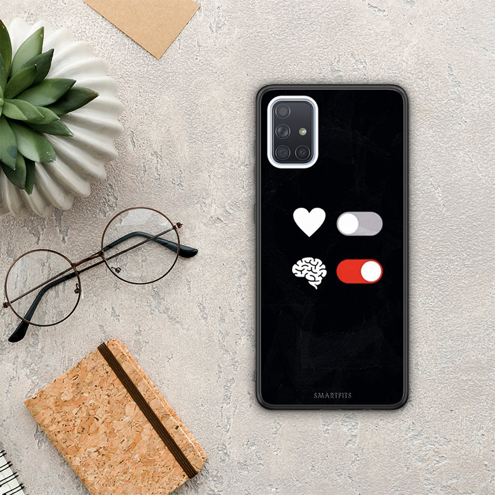 Heart Vs Brain - Samsung Galaxy A71 θήκη