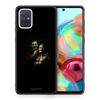 Thumbnail for Θήκη Samsung A71 Clown Hero από τη Smartfits με σχέδιο στο πίσω μέρος και μαύρο περίβλημα | Samsung A71 Clown Hero case with colorful back and black bezels