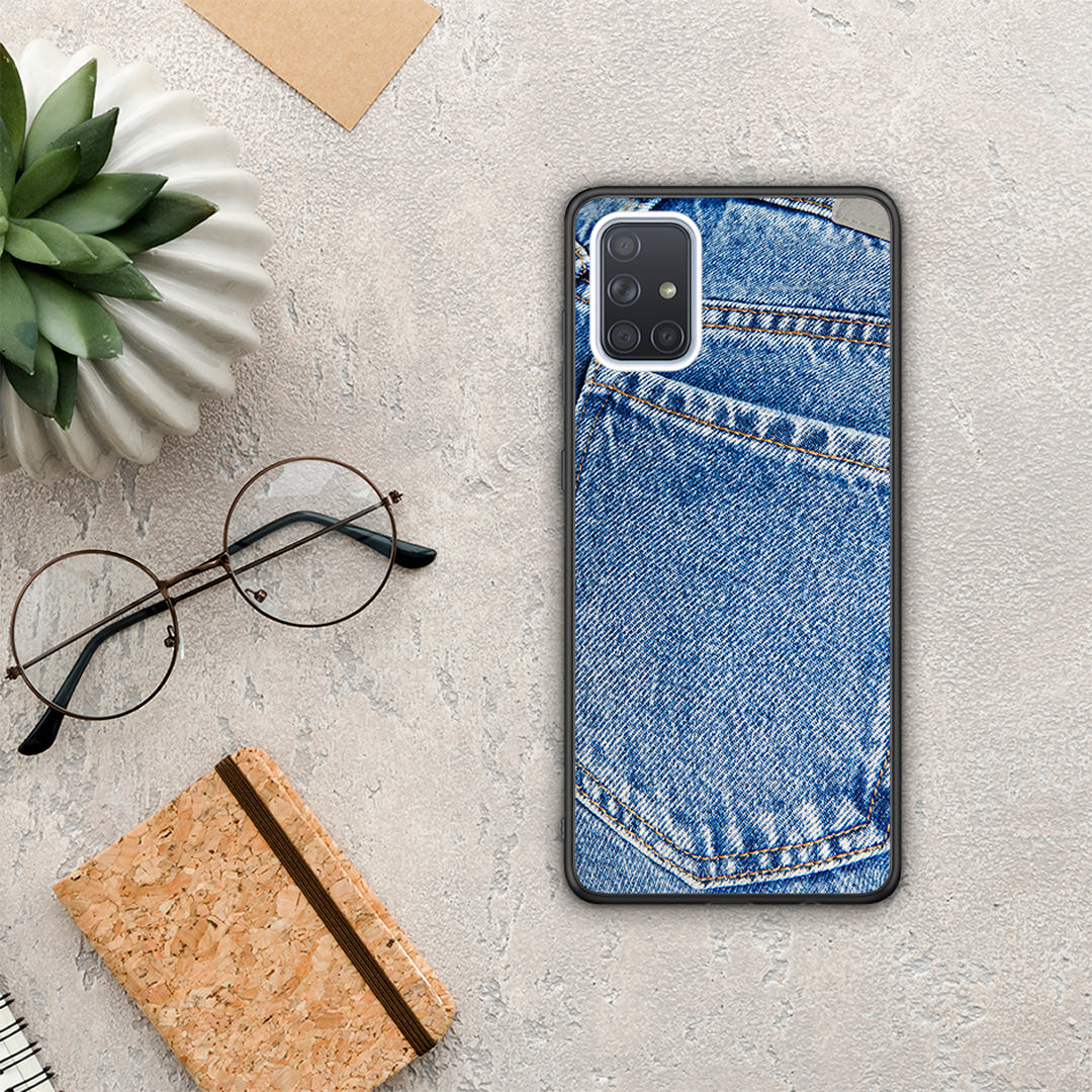 Jeans Pocket - Samsung Galaxy A71 θήκη