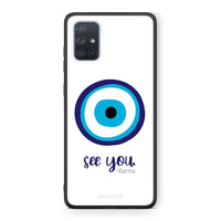 Thumbnail for Samsung A71 Karma Says θήκη από τη Smartfits με σχέδιο στο πίσω μέρος και μαύρο περίβλημα | Smartphone case with colorful back and black bezels by Smartfits