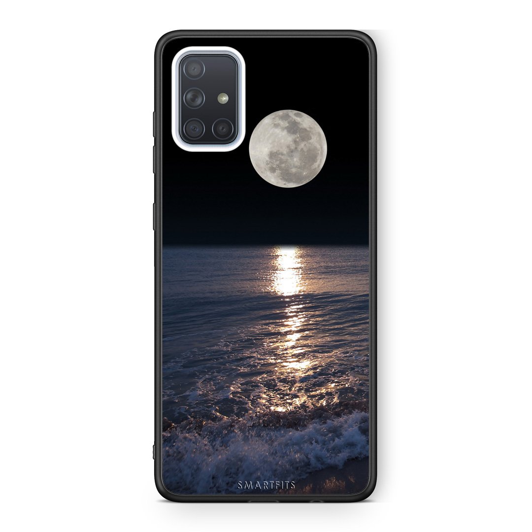 4 - Samsung A51 Moon Landscape case, cover, bumper