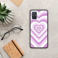 Thumbnail for Lilac Hearts - Samsung Galaxy A71 θήκη