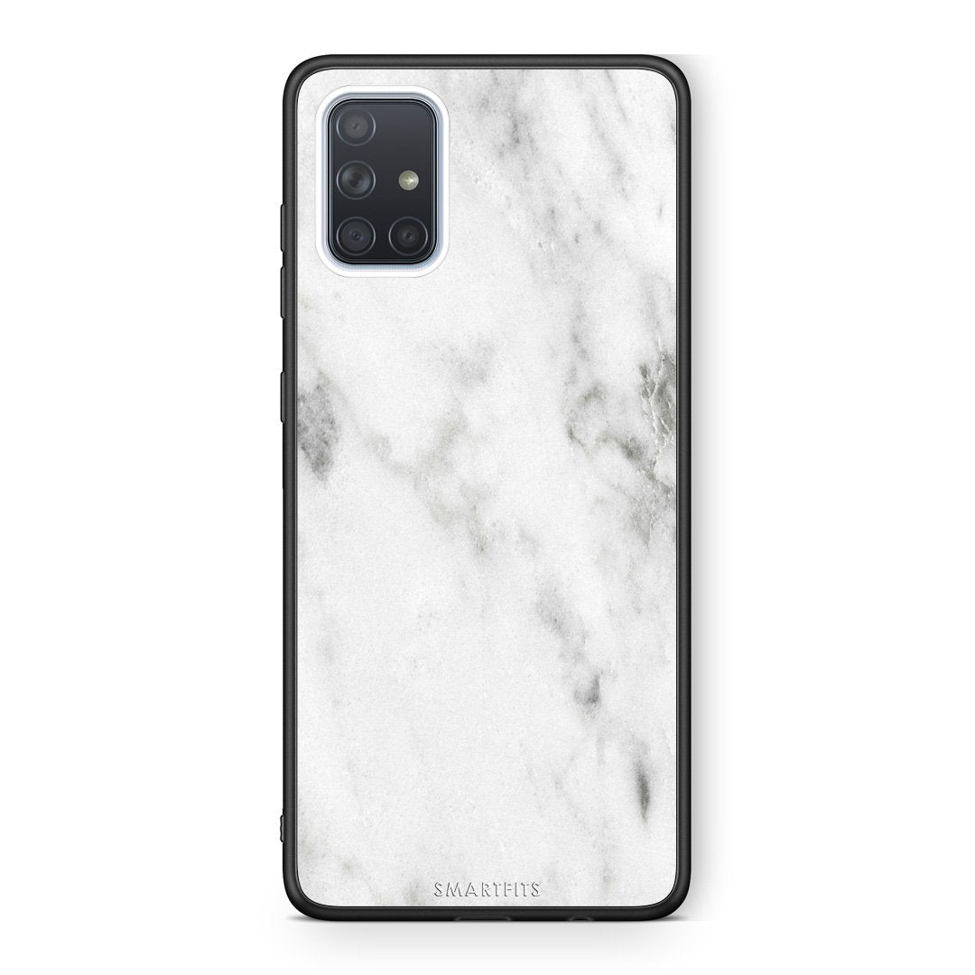 2 - Samsung A71 White marble case, cover, bumper